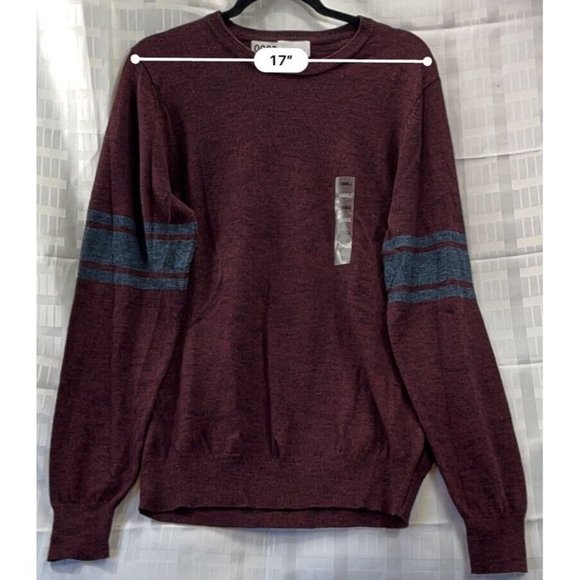 sonoma goods for life men longsleeve Sweater Size S Color Red - Picture 3 of 9